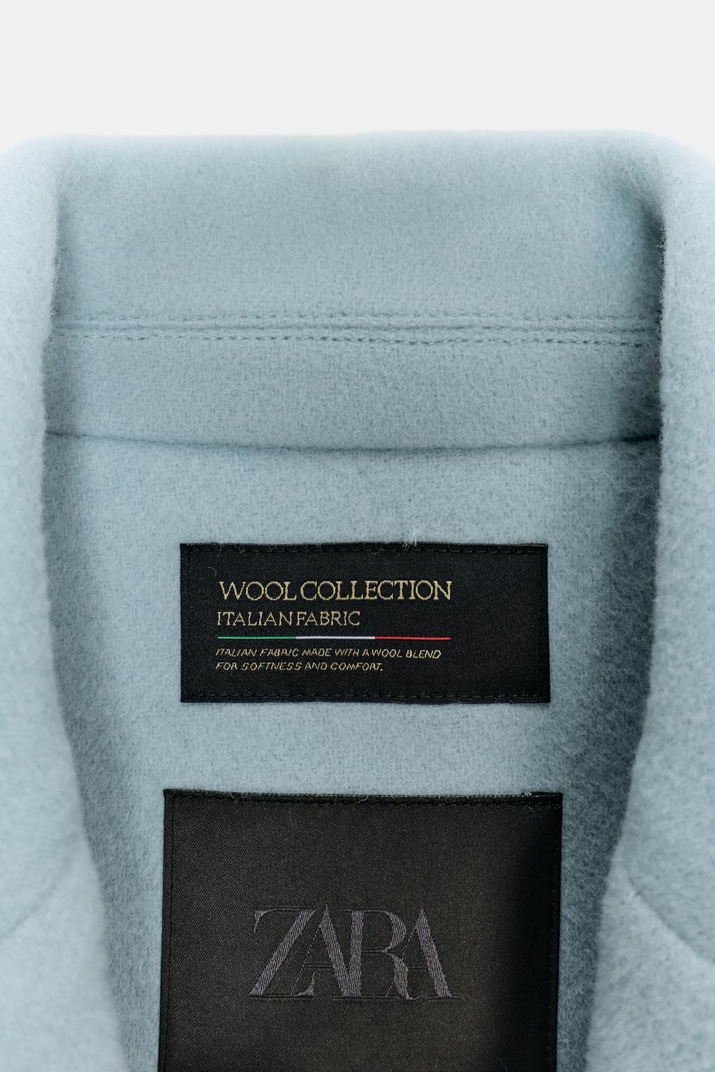 ПРИТАЛЕННОЕ ПАЛЬТО ИЗ СМЕСОВОЙ ШЕРСТИ — ZW COLLECTION