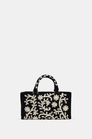 Городская сумка с вышивкой- Заказать в России