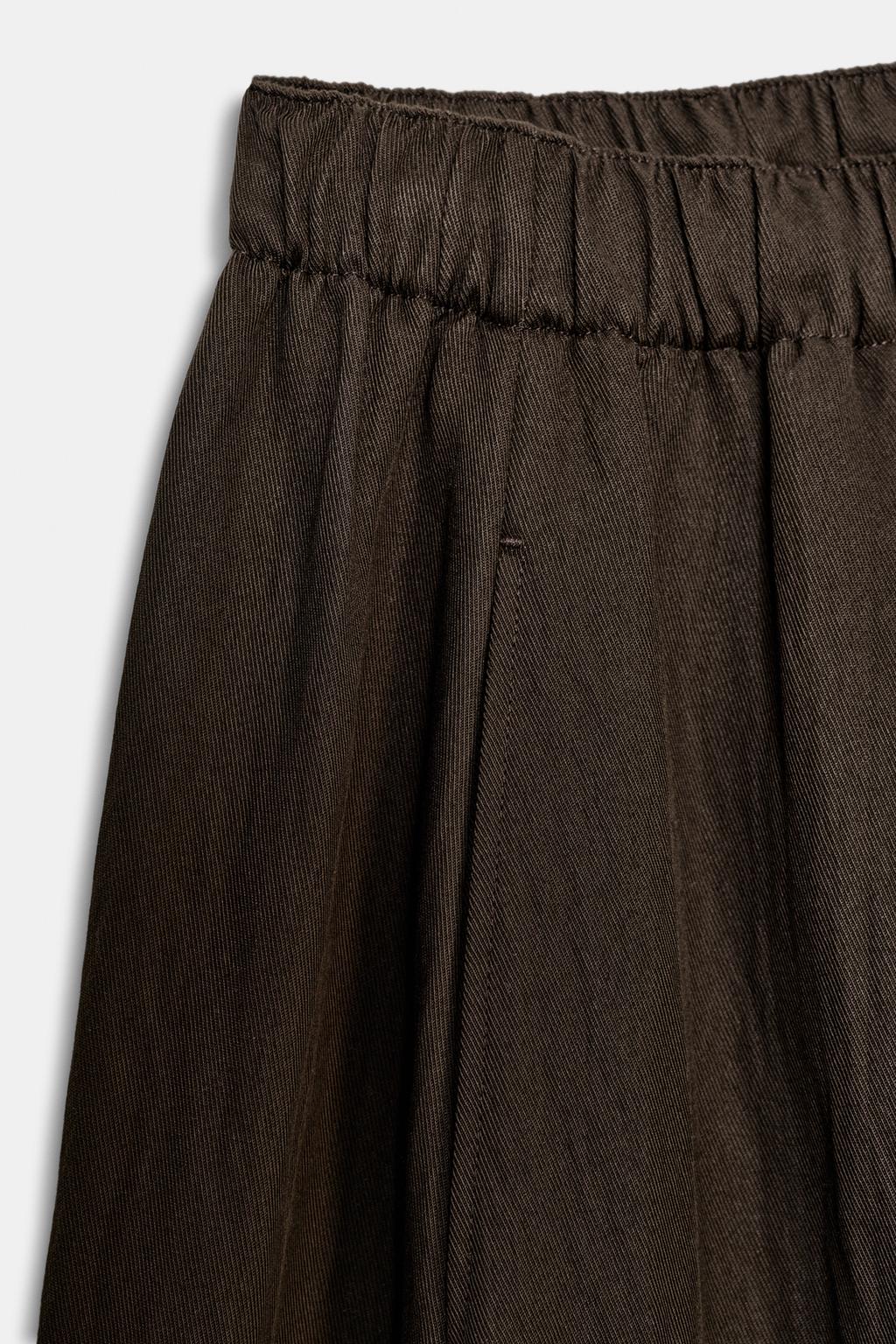 БРЮКИ С ОБЪЕМНОЙ ТЕКСТУРОЙ ZW COLLECTION