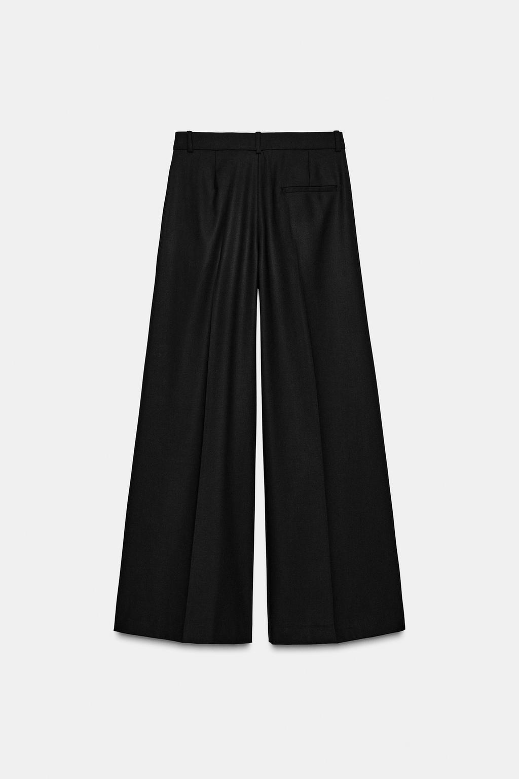 ШИРОКИЕ БРЮКИ С ЗАЩИПАМИ — ZW COLLECTION