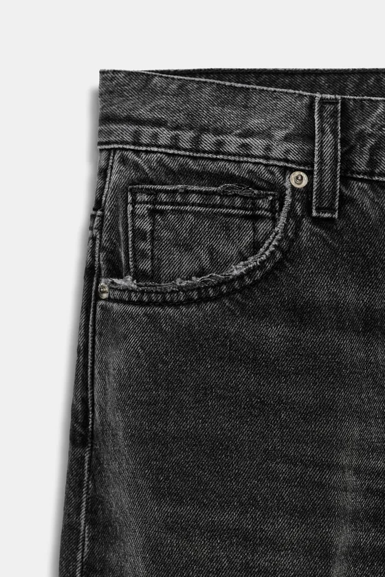 ЗАУЖЕННЫЕ ДЖИНСЫ С ВЫСОКОЙ ПОСАДКОЙ — коллекция Zara «ZW»
