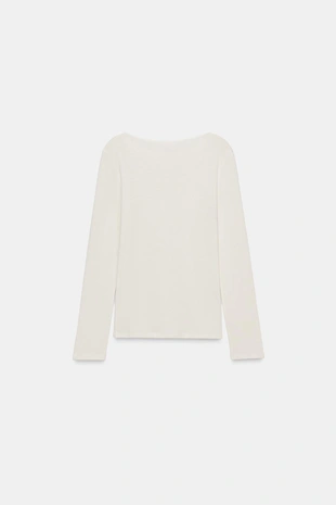 Топ с пуговицами и длинными рукавами- Заказать в России