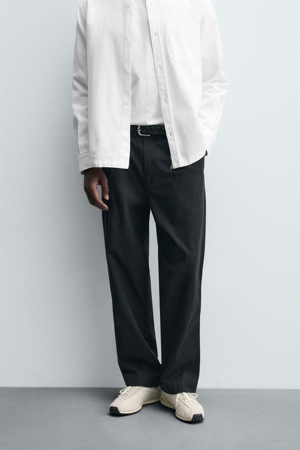 БРЮКИ RELAXED FIT СО СКЛАДКАМИ