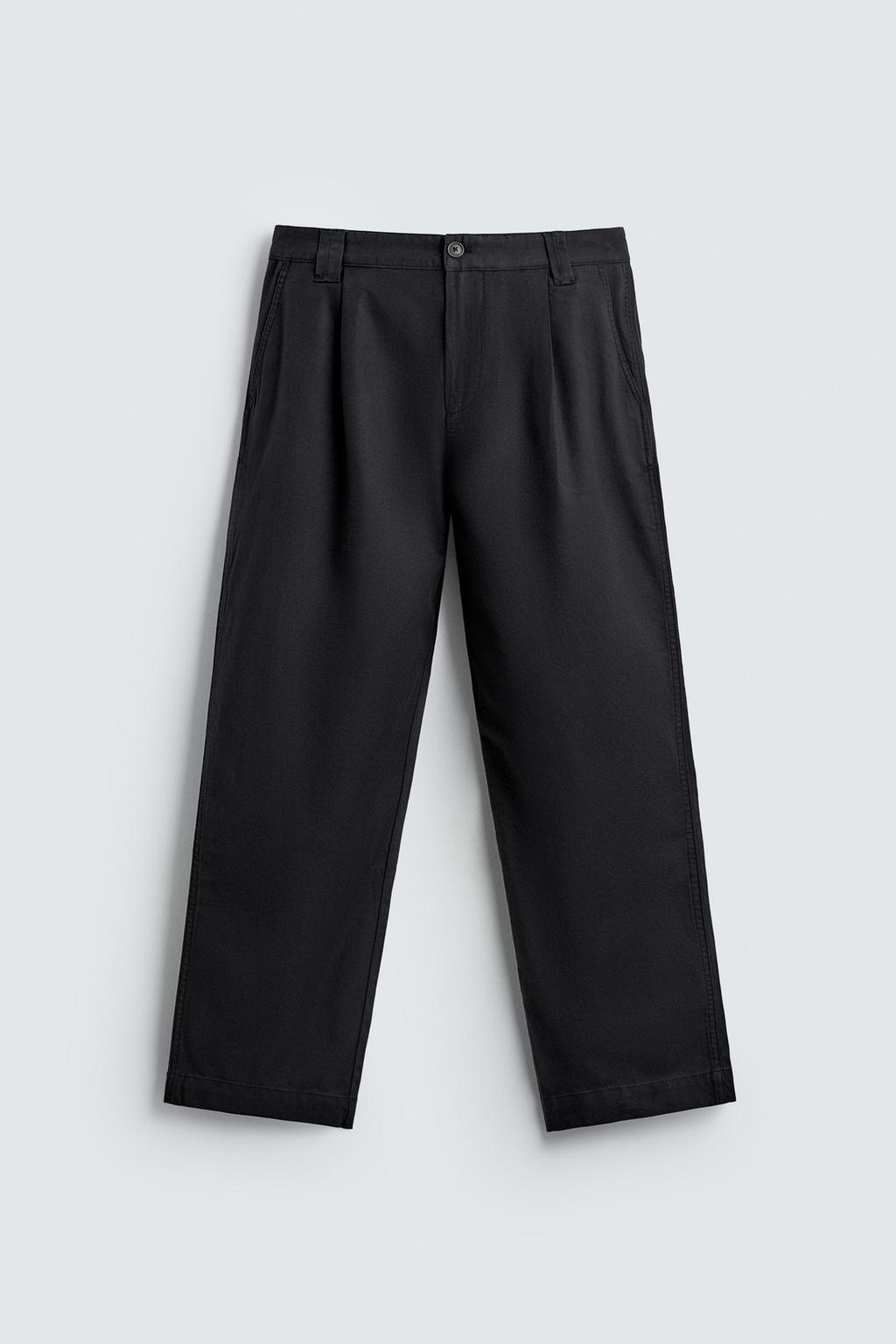 БРЮКИ RELAXED FIT СО СКЛАДКАМИ