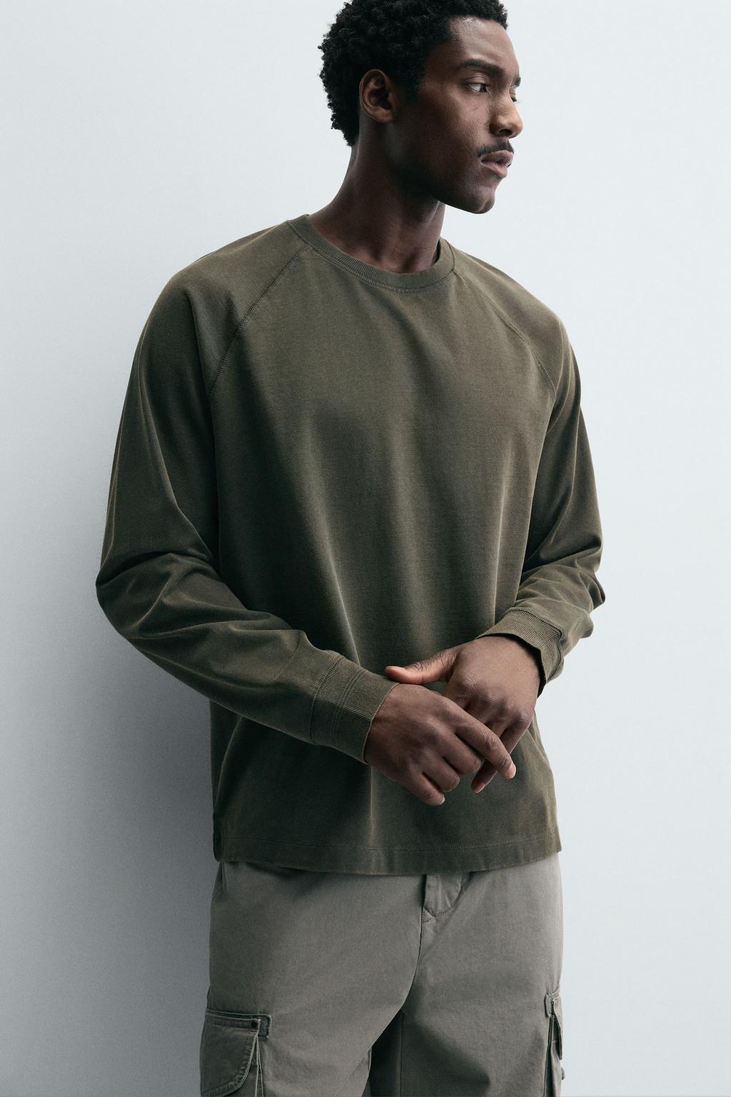 ФУТБОЛКА RELAXED FIT С ЭФФЕКТОМ ПОТЕРТОСТИ