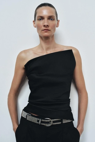 Кожаный ремень с множеством заклепок- Заказать в России