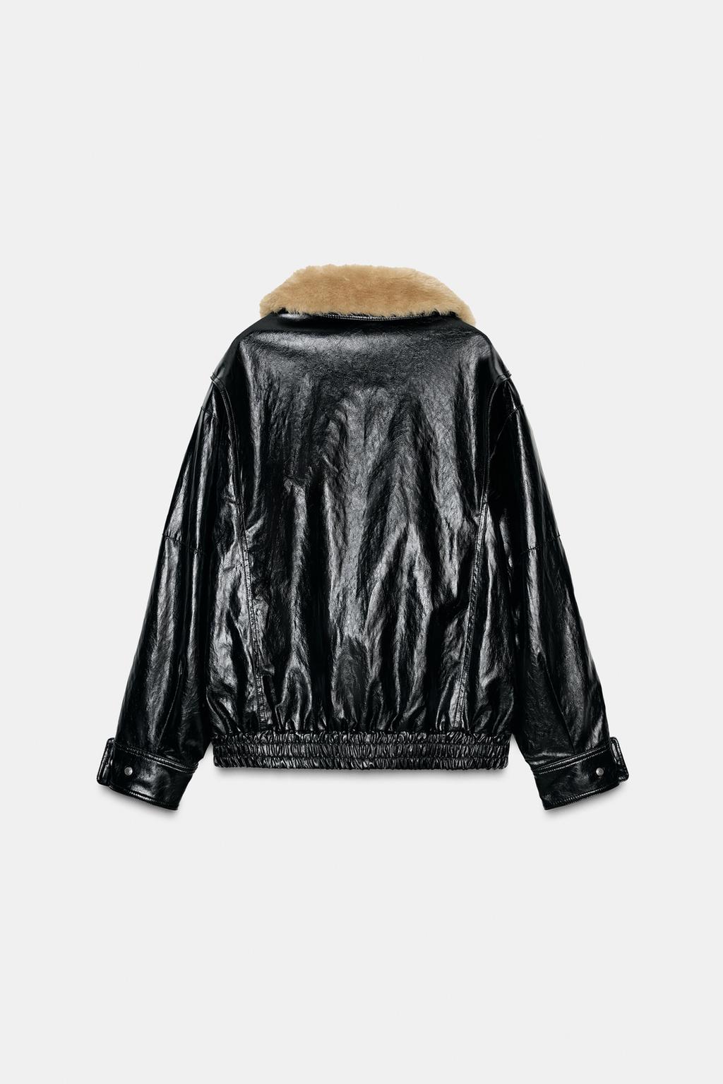 КУРТКА С ВОРОТНИКОМ ИЗ ИСКУССТВЕННОГО МЕХА — ZW COLLECTION
