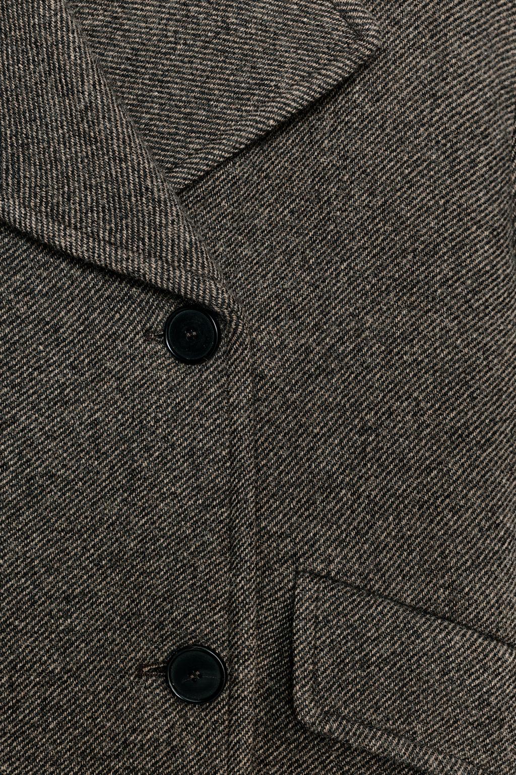 ДВУБОРТНОЕ ПАЛЬТО ИЗ СМЕСОВОЙ ШЕРСТИ — ZW COLLECTION