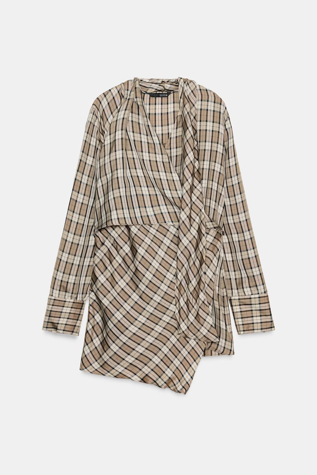 Рубашка в клетку из лимитированной коллекции zw collection