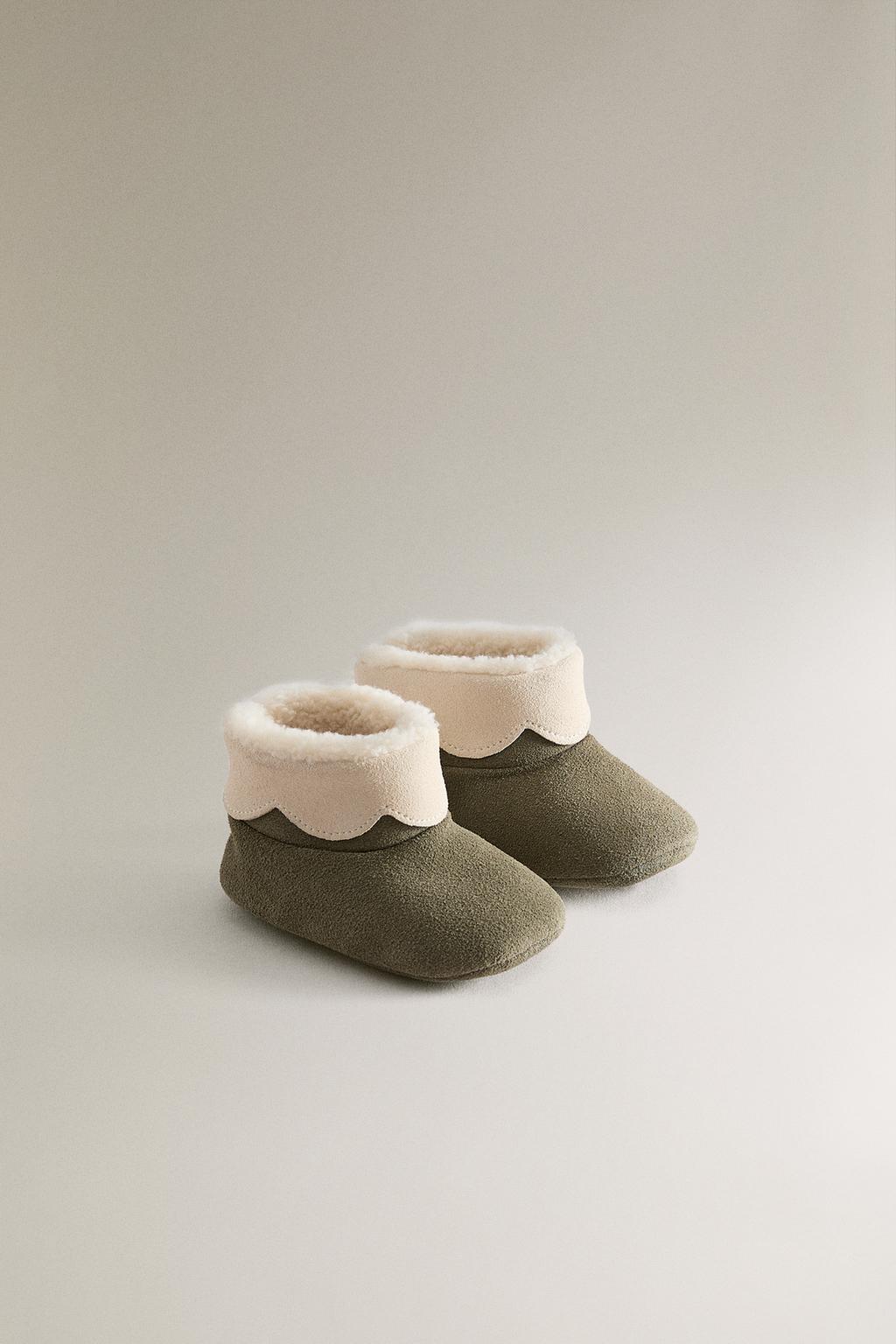 Туфли-ботиночки кожаные для эльфов на рождество