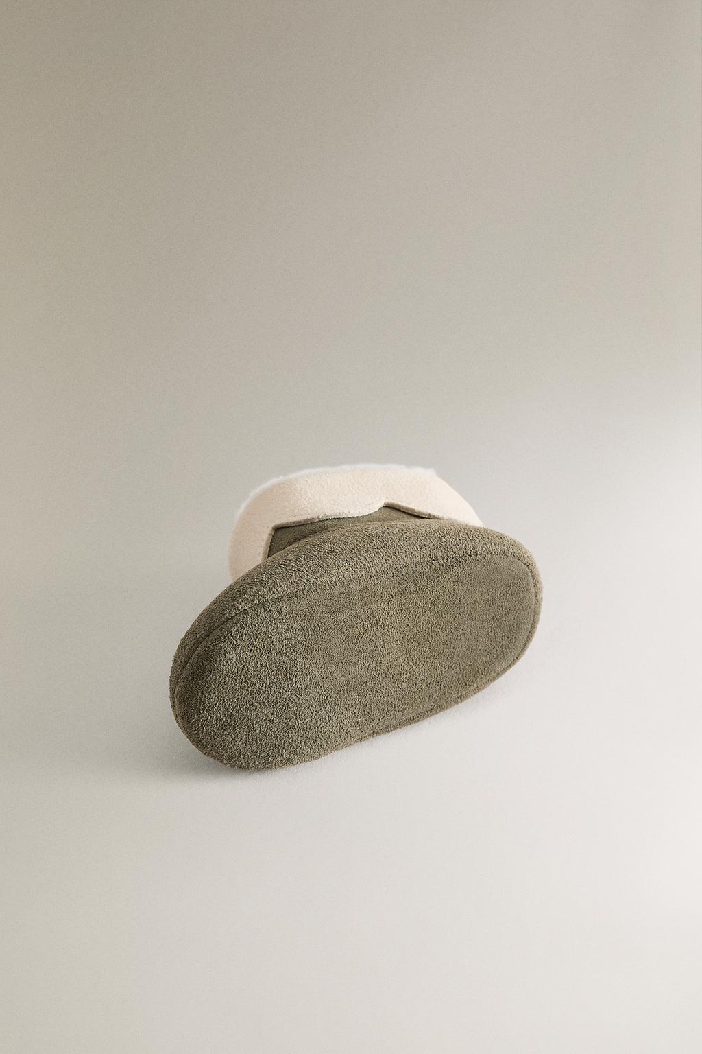 Туфли-ботиночки кожаные для эльфов на рождество