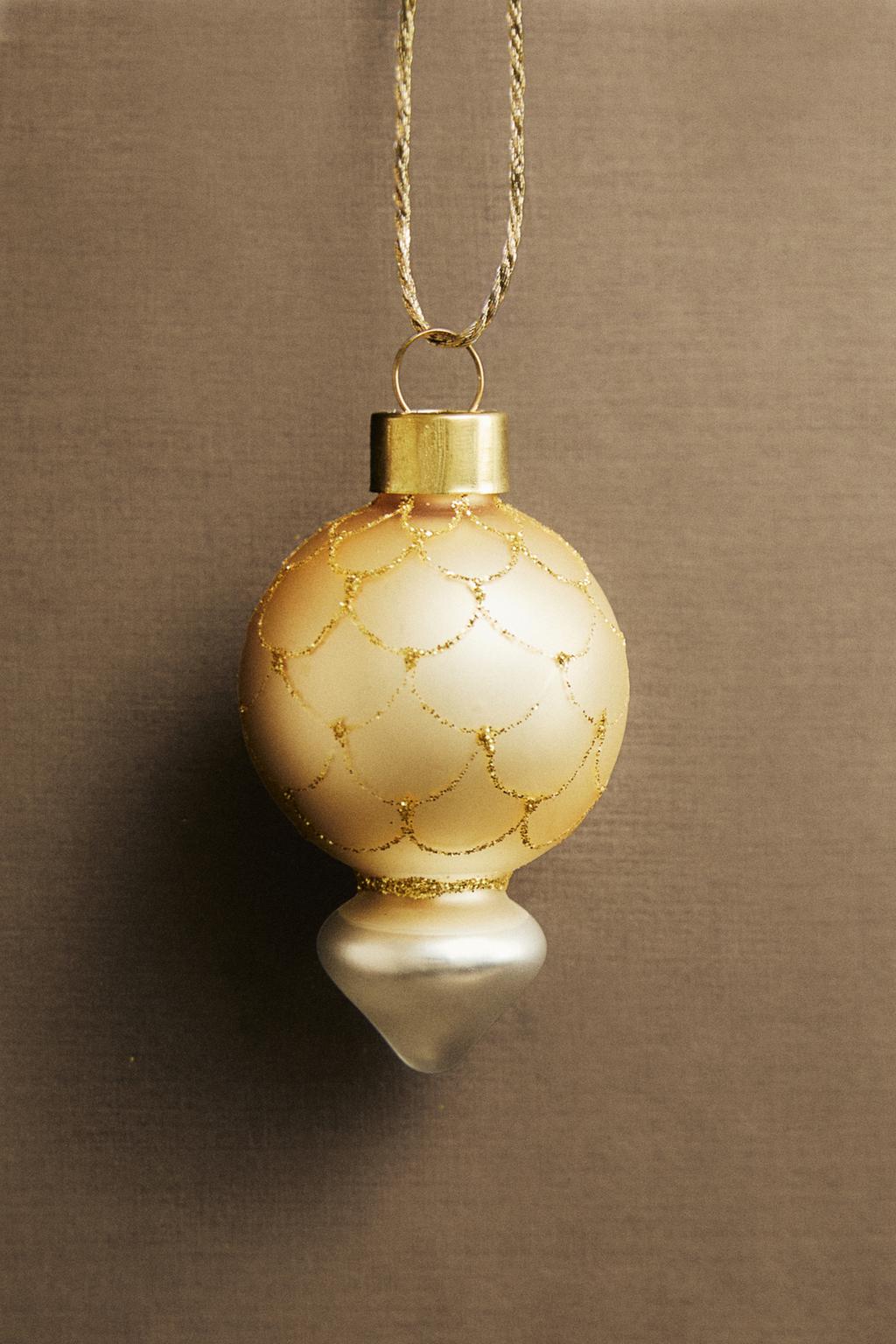 Новогодняя игрушка для ёлки mini bauble