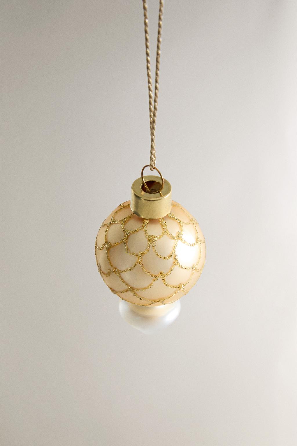 Новогодняя игрушка для ёлки mini bauble