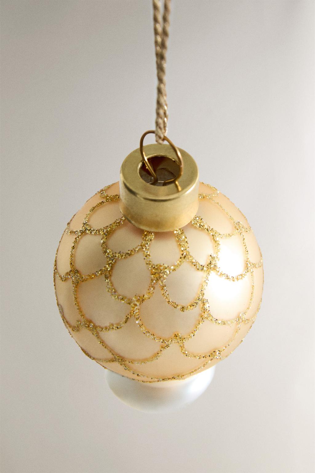 Новогодняя игрушка для ёлки mini bauble