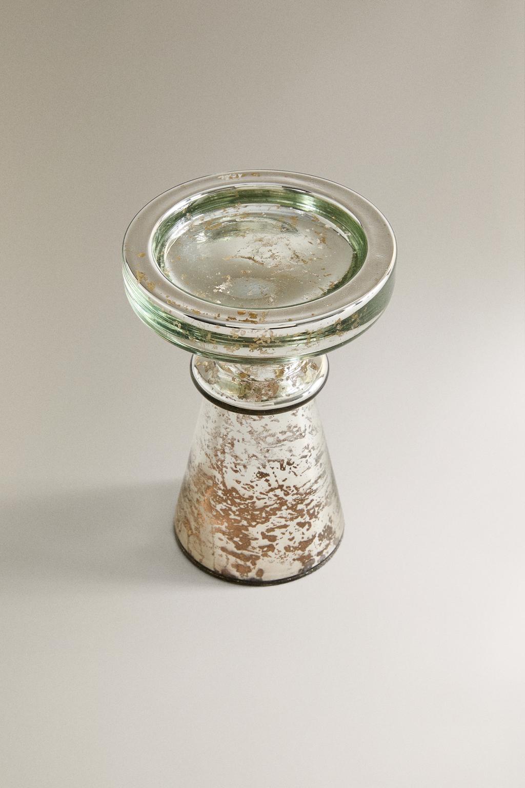 Высокий подсвечник для чая tall antique christmas