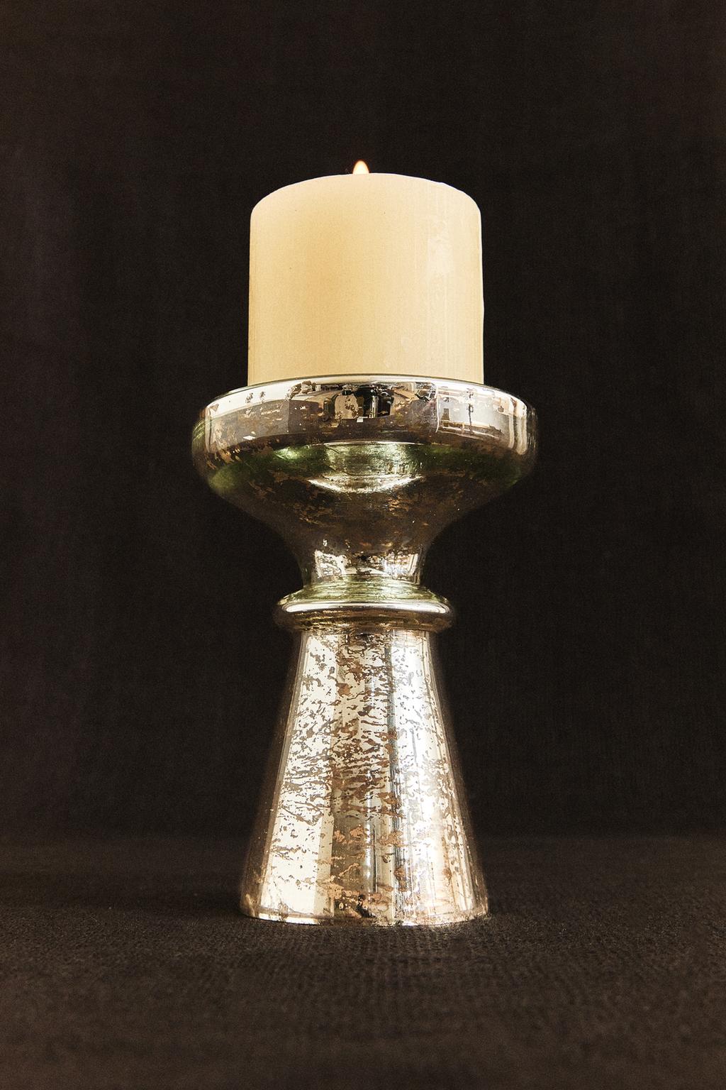Высокий подсвечник для чая tall antique christmas