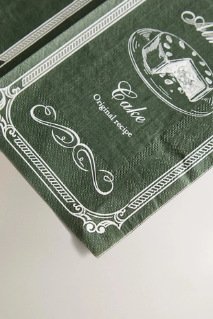 Набор бумажных рождественских салфеток (упаковка из 30 штук)- Заказать в России