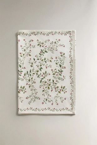 Рождественский бегунок по столу с листьями остролиста- Заказать в России