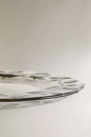 Стеклянное рождественское сервисное блюдо с плиткой из остролиста- Заказать в России