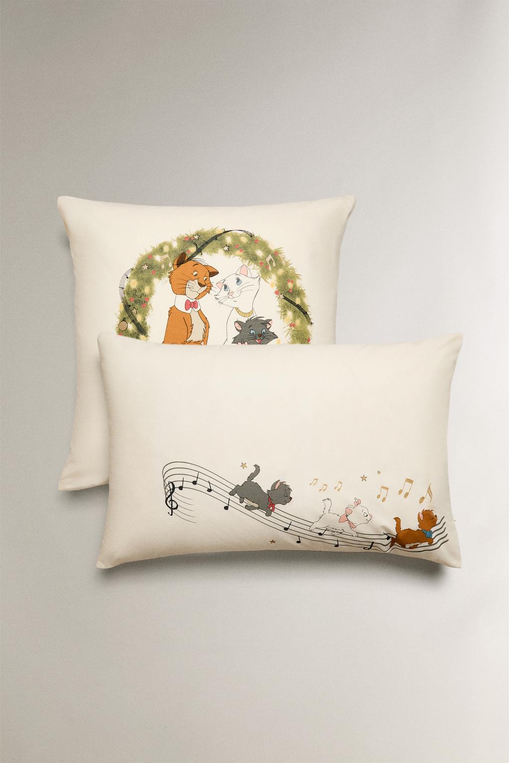 Детская наволочка для подушки the aristocats © disney на рождество