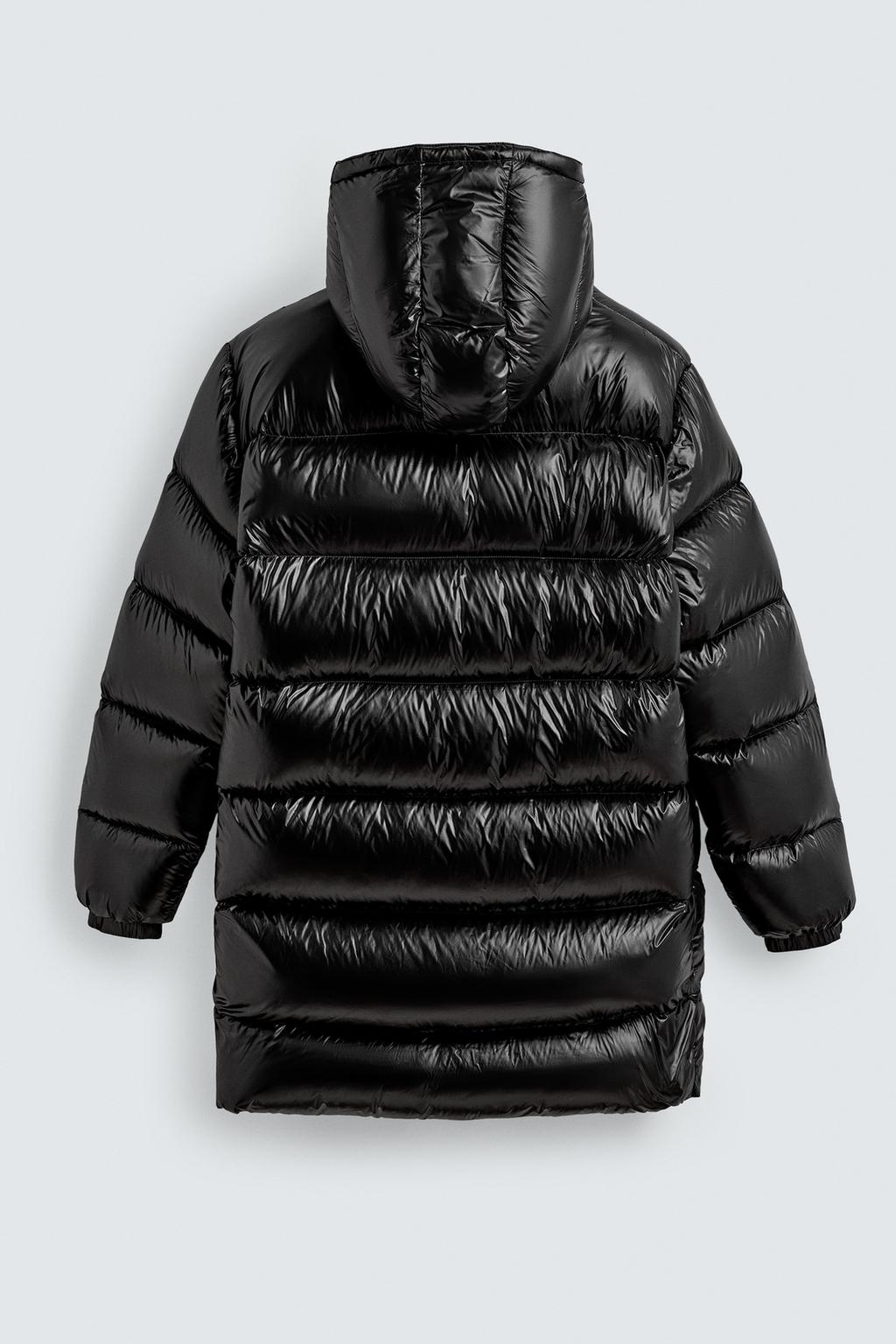 ДЛИННЫЙ ПУХОВИК ИЗ 100% ПЕРА