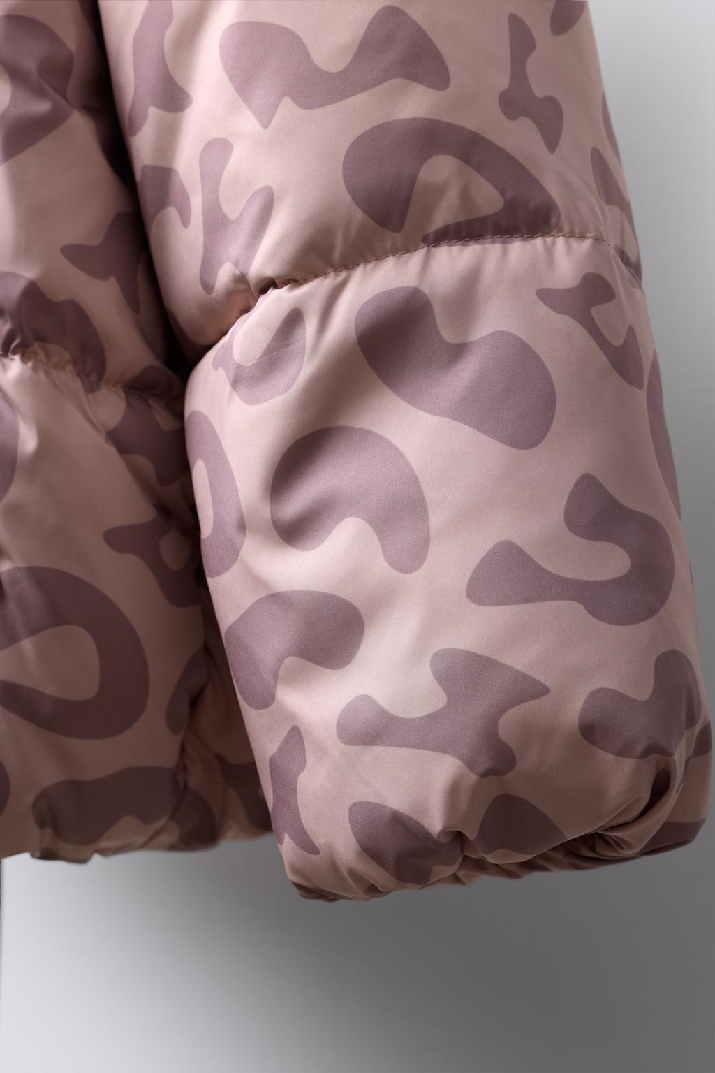 ПАЛЬТО С АНИМАЛИСТИЧЕСКИМ ПРИНТОМ WATER REPELLENT