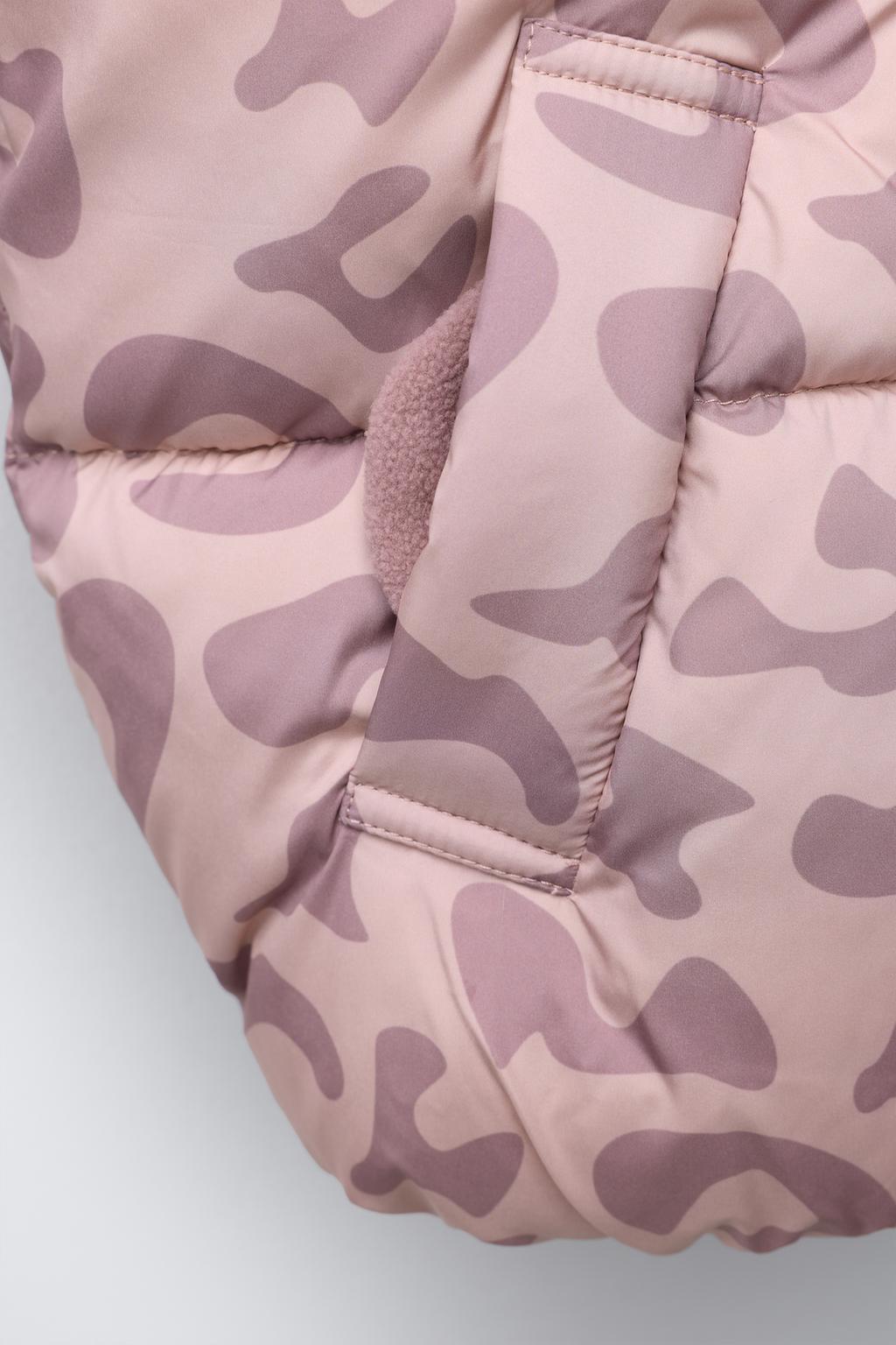 ПАЛЬТО С АНИМАЛИСТИЧЕСКИМ ПРИНТОМ WATER REPELLENT