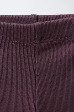 Комплект из толстовки с принтом и легинсов в рубчик- Заказать в России