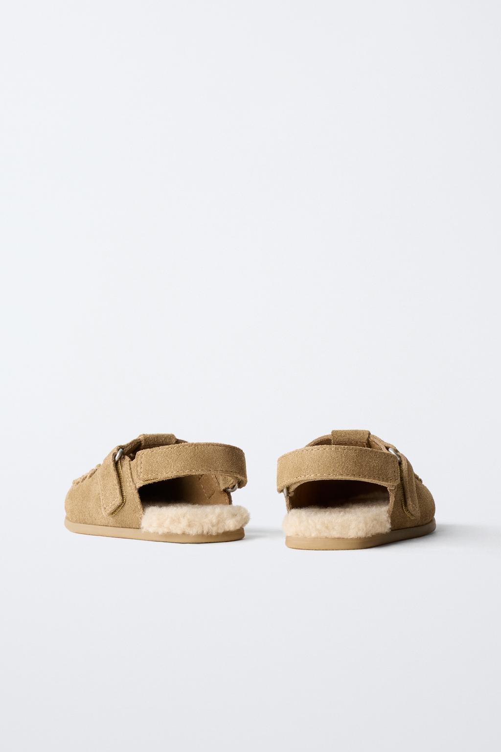 Клоги из натуральной кожи barefoot