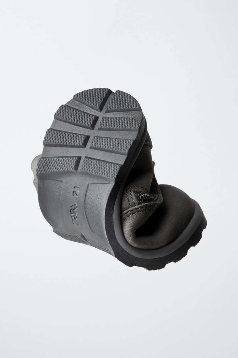 Ботинки из натуральной кожи barefoot