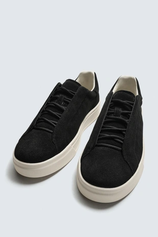 Купить Zara Кожаные кроссовки