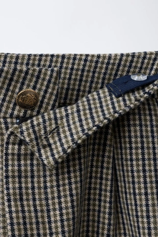 Шорты-бермуды в клетку- Заказать в России