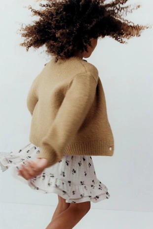 Юбка в клетку с цветочным принтом- Заказать в России