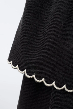 Юбка-шорты из микровельвета- Заказать в России