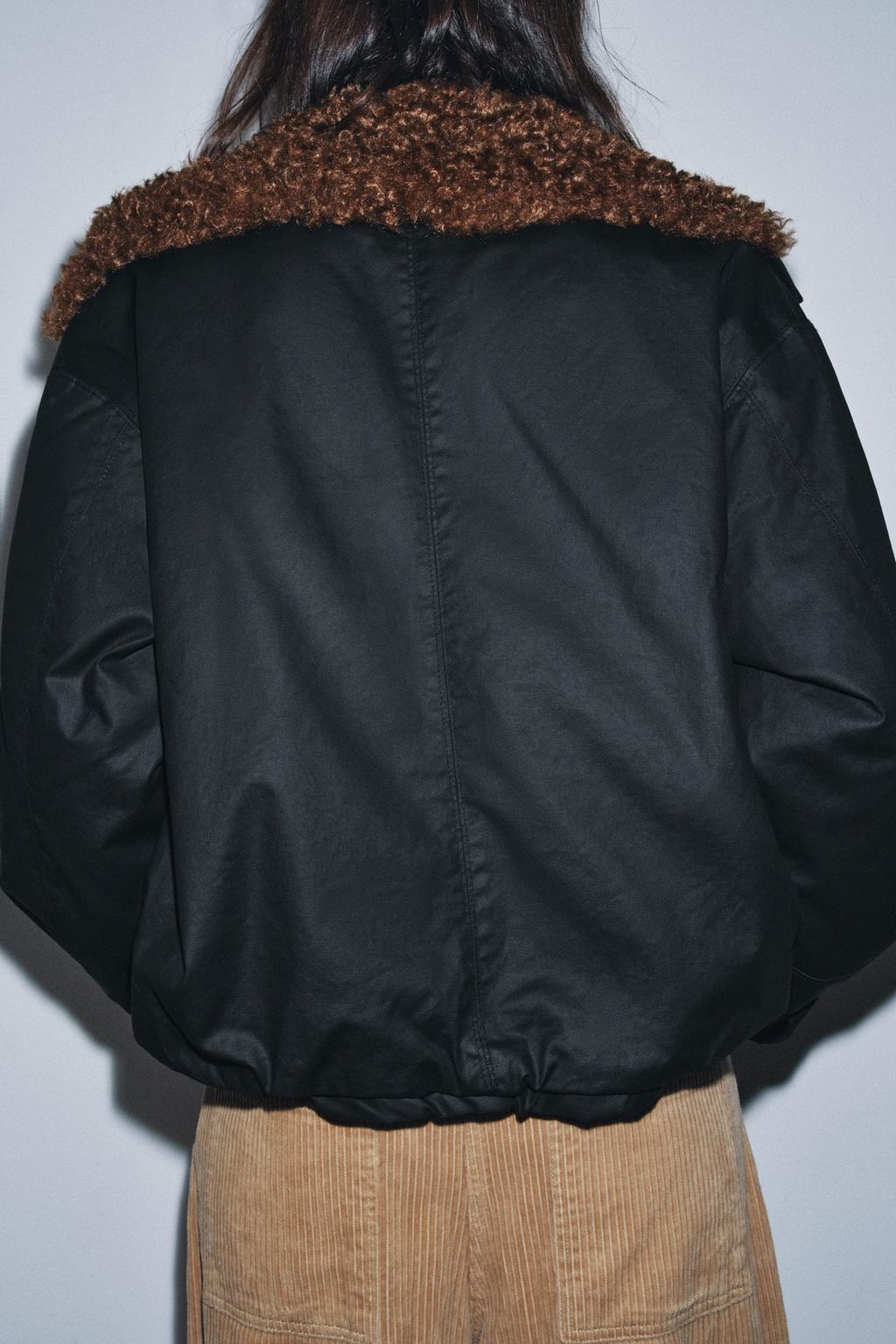 БОМБЕР ИЗ ИСКУССТВЕННОЙ ОВЧИНЫ — ZW COLLECTION
