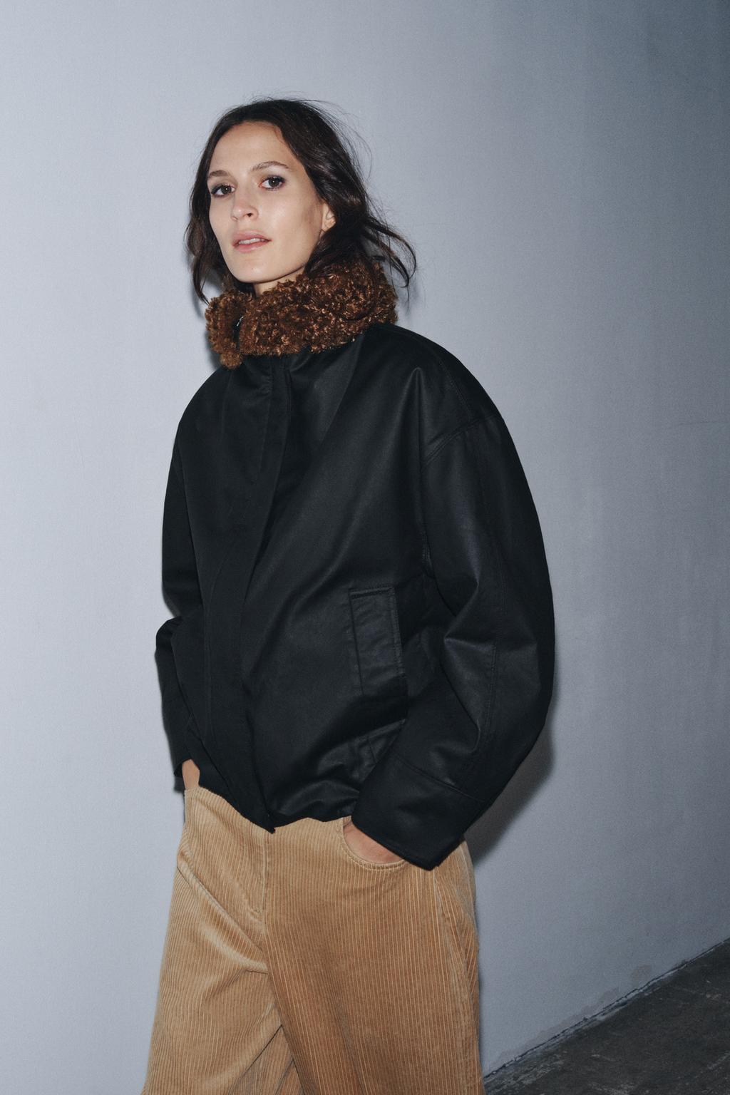 БОМБЕР ИЗ ИСКУССТВЕННОЙ ОВЧИНЫ — ZW COLLECTION
