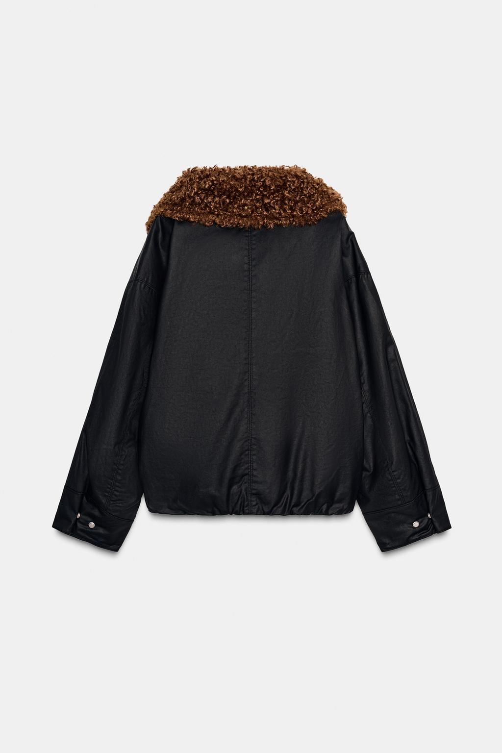 БОМБЕР ИЗ ИСКУССТВЕННОЙ ОВЧИНЫ — ZW COLLECTION