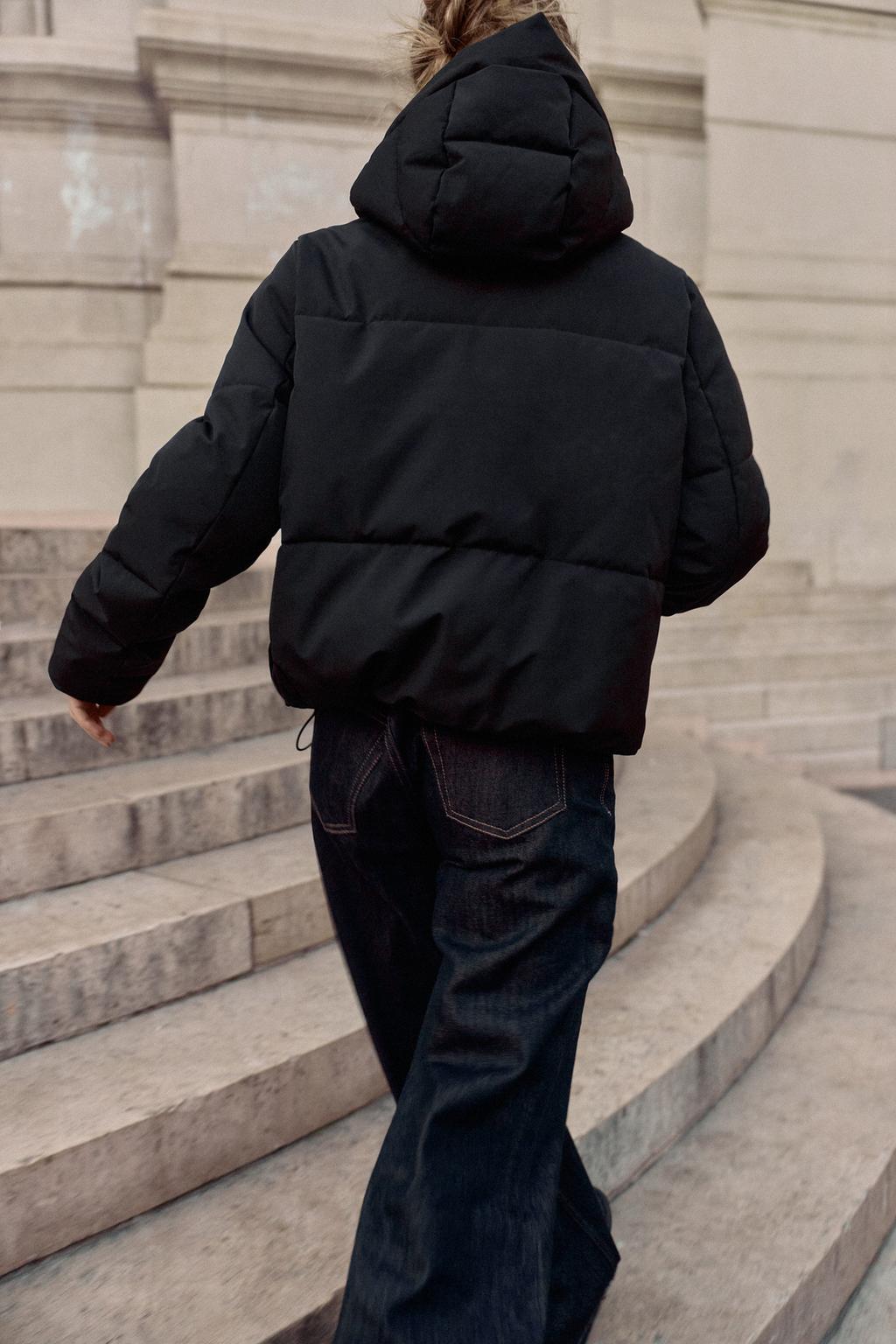 КОРОТКИЙ АНОРАК С КАПЮШОНОМ WATER REPELLENT WINDPROOF