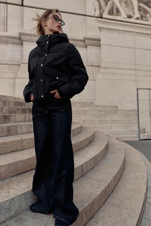 Короткий анорак с капюшоном WATER REPELLENT WINDPROOF- Заказать в России