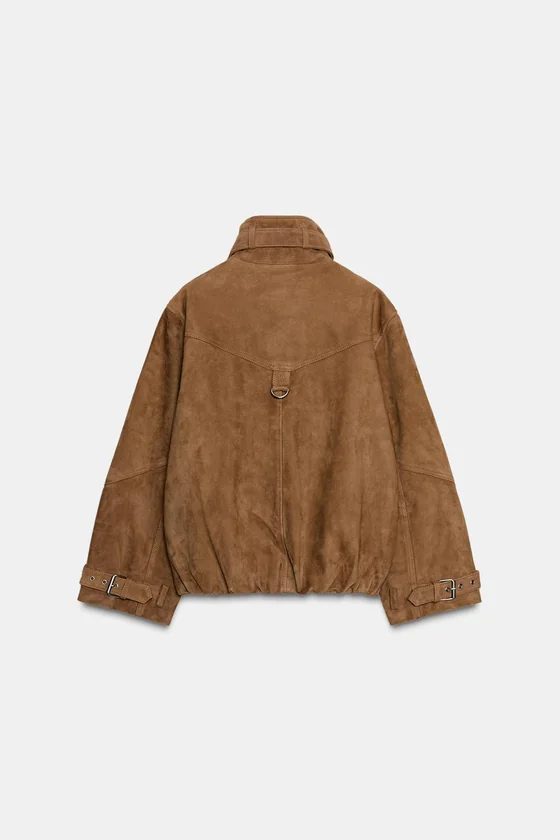 КУРТКА ИЗ ЗАМШИ коллекция Zara «ZW» 
