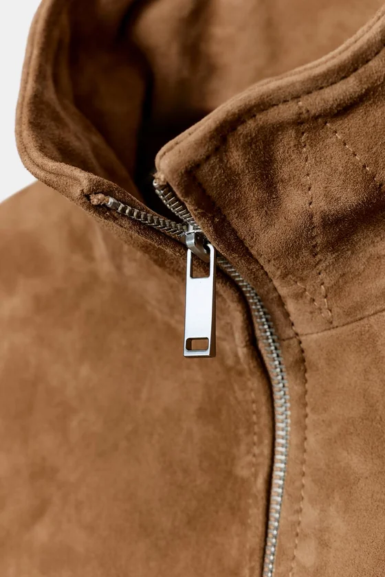 КУРТКА ИЗ ЗАМШИ коллекция Zara «ZW» 