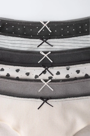 6-14 лет/набор из шести трусов с принтом- Заказать в России