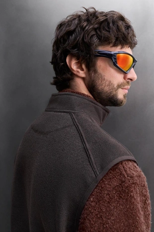 Жилет из трикотажа с флисовой подкладкой- Заказать в России