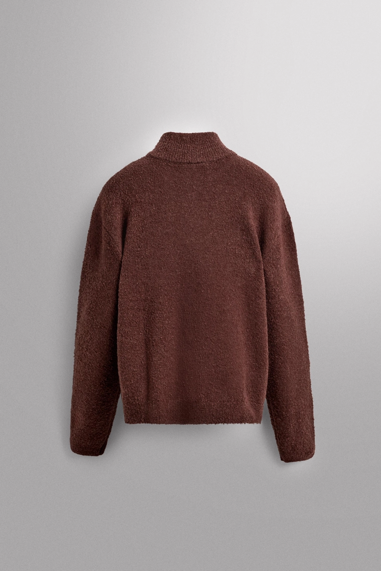 Джемпер с молнией contrast quarter-zip