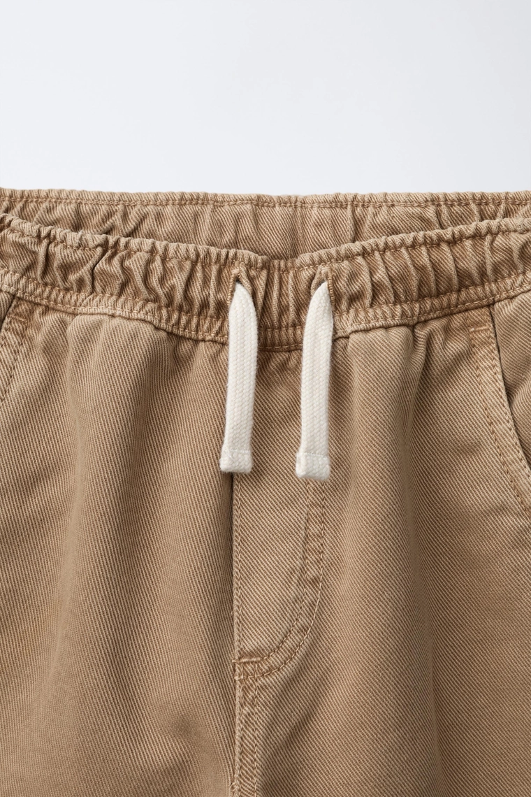 Брюки-шаровары с разрезами