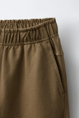 Брюки-карго джоггеры из мягкой ткани