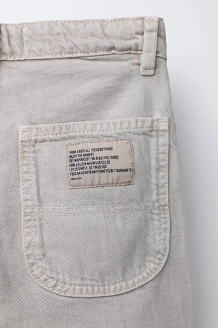 Джинсы STRAIGHT с разрезами- Заказать в России