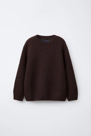 Brown | 5059/752/700 - Zara Свитер из 100% кашемира