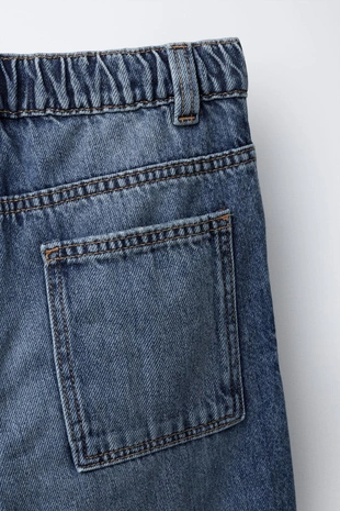 Джинсы RELAXED с разрезами- Заказать в России