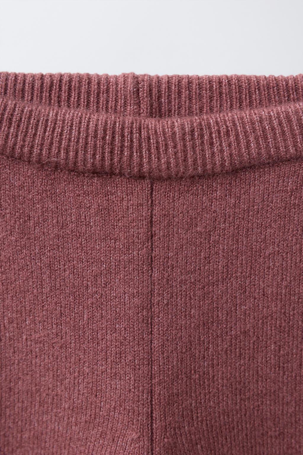 ТРИКОТАЖНЫЕ ЛЕГИНСЫ С КРУЖЕВОМ